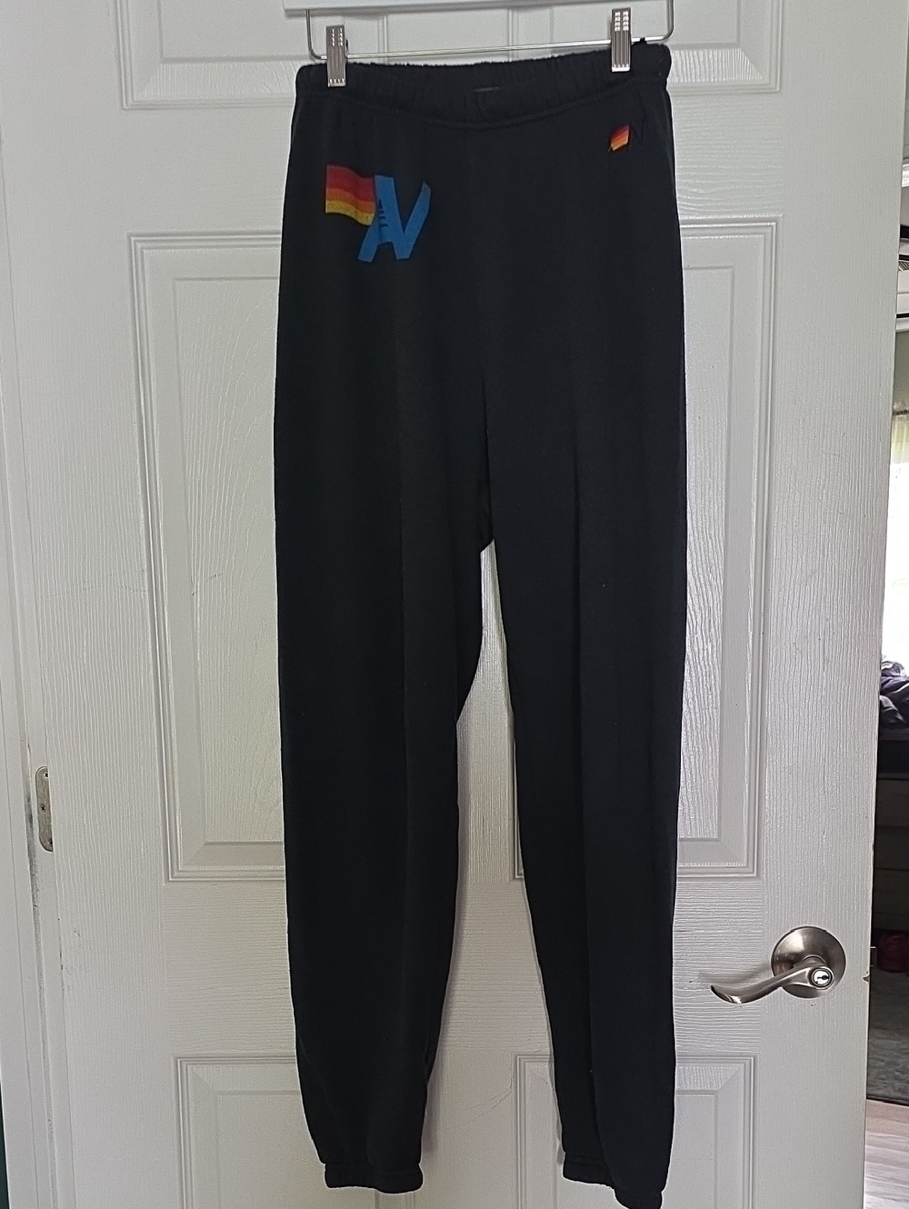 Women's Aviator Nation Joggers. Size Medium Navy Color.